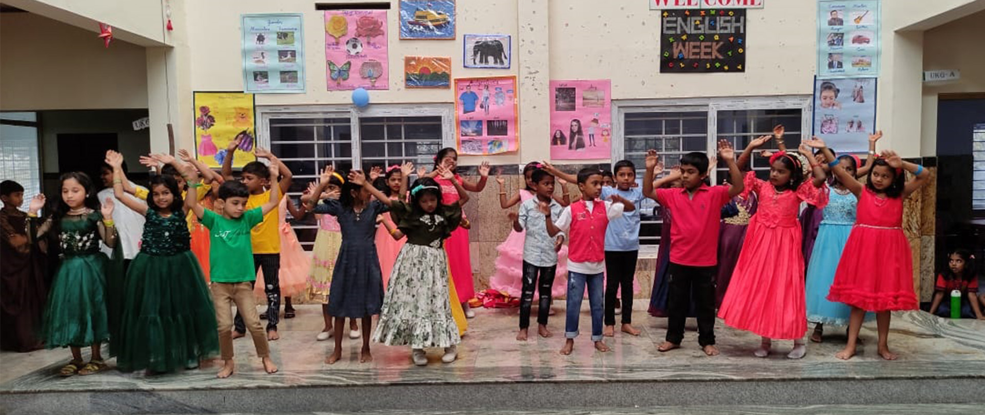 Graduation banner at Bethlahem School
